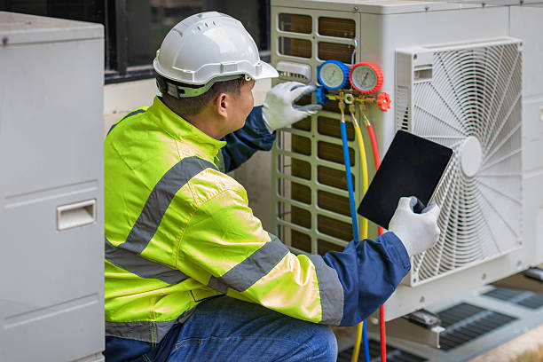 Professional Hvac technician working in Union Mills, NC